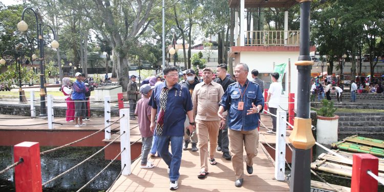 Tinjau Situ Bagendit, Bupati Pastikan Situasi Kondusif