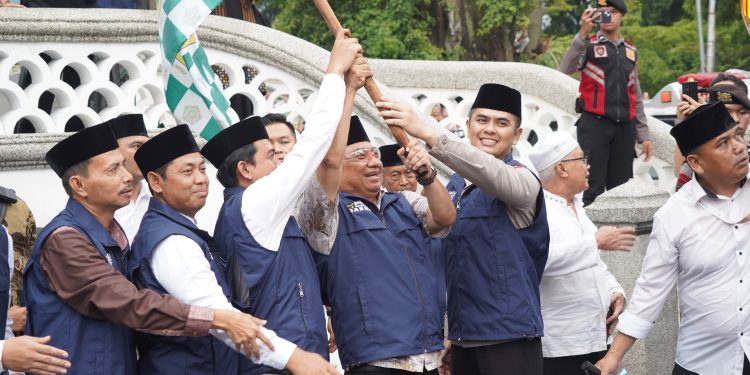 Bupati Garut Lepas Keberangkatan 435 Jamaah Haji Kloter 05 Gelombang 1, Harapkan Haji Mabrur