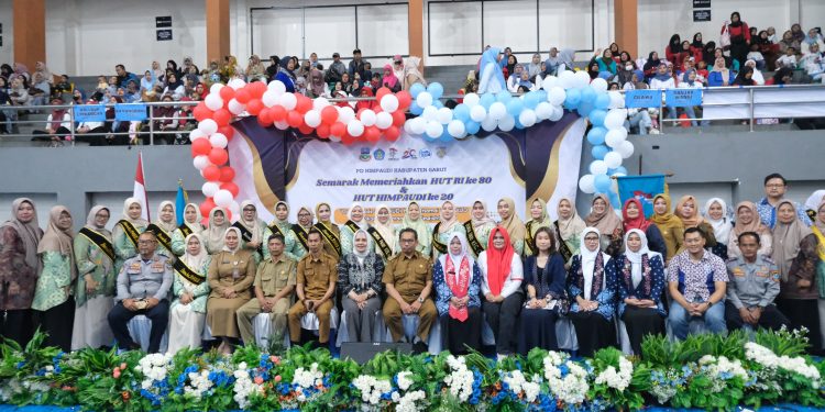 Dalam Rangka HUT RI ke-80 dan HUT HIMPAUDI ke-20 Digelar Lomba Gerak Yang Diikuti Ribuan Anak Paud Sekabupaten Garut