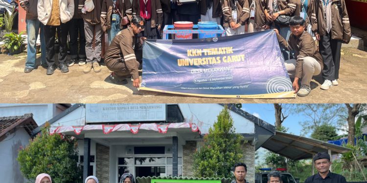 Wujudkan Desa Ramah Lingkungan, Mahasiswa KKN Universitas Garut Edukasi dan Bantu Fasilitas Pengelolaan Sampah di Mekarwangi