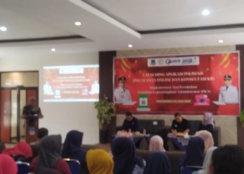 200 Kader KB Se-Kabupaten Garut Hadir Dalam Launching Aplikasi Polisi KB
