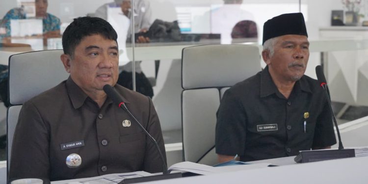 Bulog Bersama Pemkab Garut Gelar Rakor Penyaluran Bantuan Pangan dan BLTS Kesra