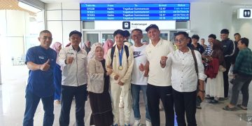 Kepulangan Pemain Timnas Futsal U-16 Asal Garut Disambut Meriah Usai Raih Medali Emas di Thailand