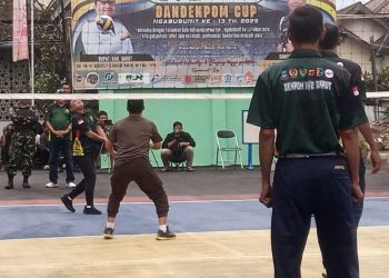 Bupati Buka Turnamen Bola Voly Ngabuburit  ke 12 Piala Dandenpom III/2 Garut