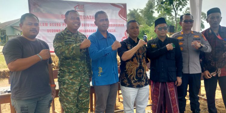 Kolaborasi Semua Pihak, Kelurahan Cimuncang Gelar Peletakan Batu Pertama Pembangunan Koperasi Merah Putih