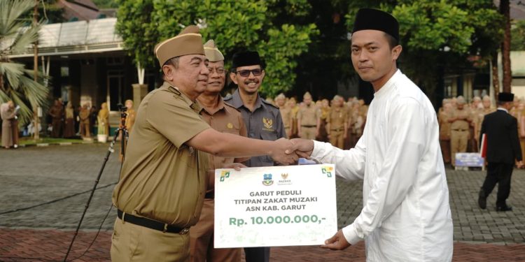 Baznas  Garut Buka Gerai Zakat, Donasi Shodaqoh, Infak serta Penyaluran Gebyar Ramadhan